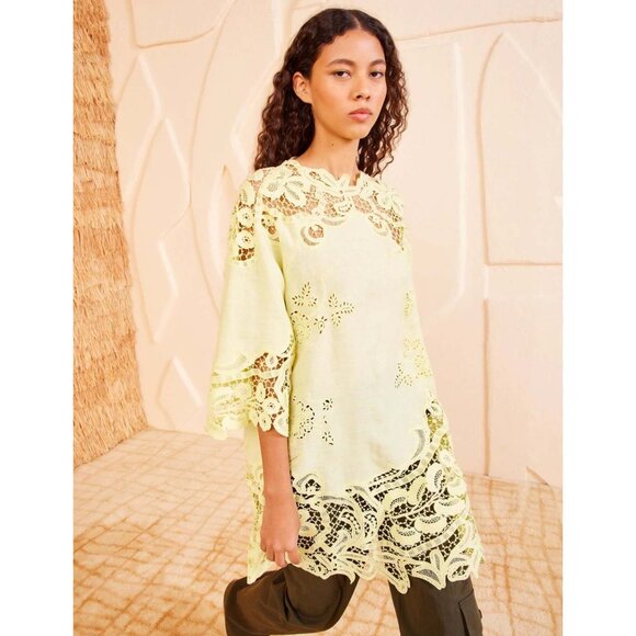 ULLA JOHNSON BRINNA MINI DRESS/TUNIC SISE ^ US NEW - Picture 5 of 16